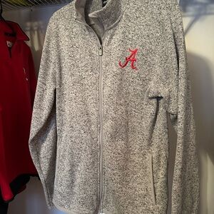 Alabama Heather Gray Full-Zip Jacket